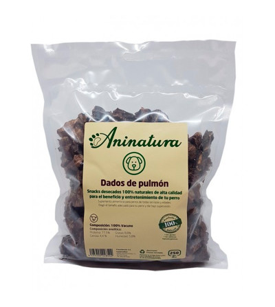 Aninatura dados de pulmón deshidratado  - Peluquería canina